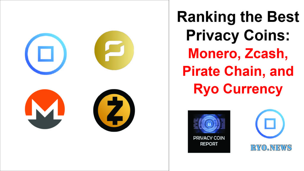 Ranking the Best Privacy Coins: Monero, Zcash, Pirate Chain, and Ryo Currency