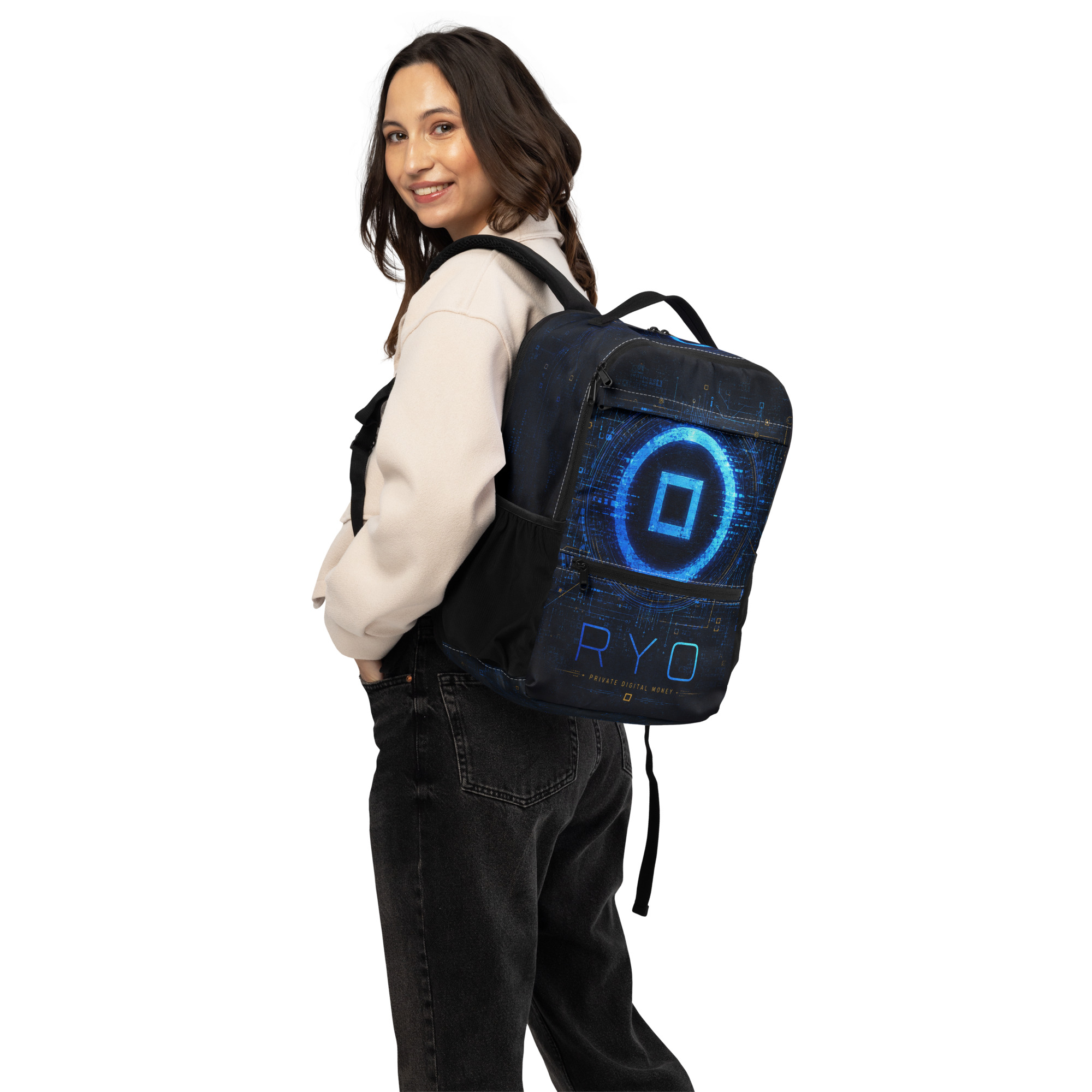 Ryo Shadow Network All-Over Print Utility Backpack - Image 6