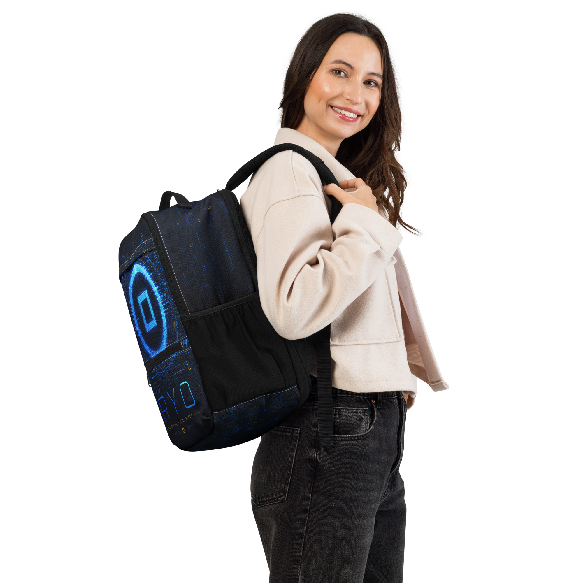 Ryo Shadow Network All-Over Print Utility Backpack - Image 5