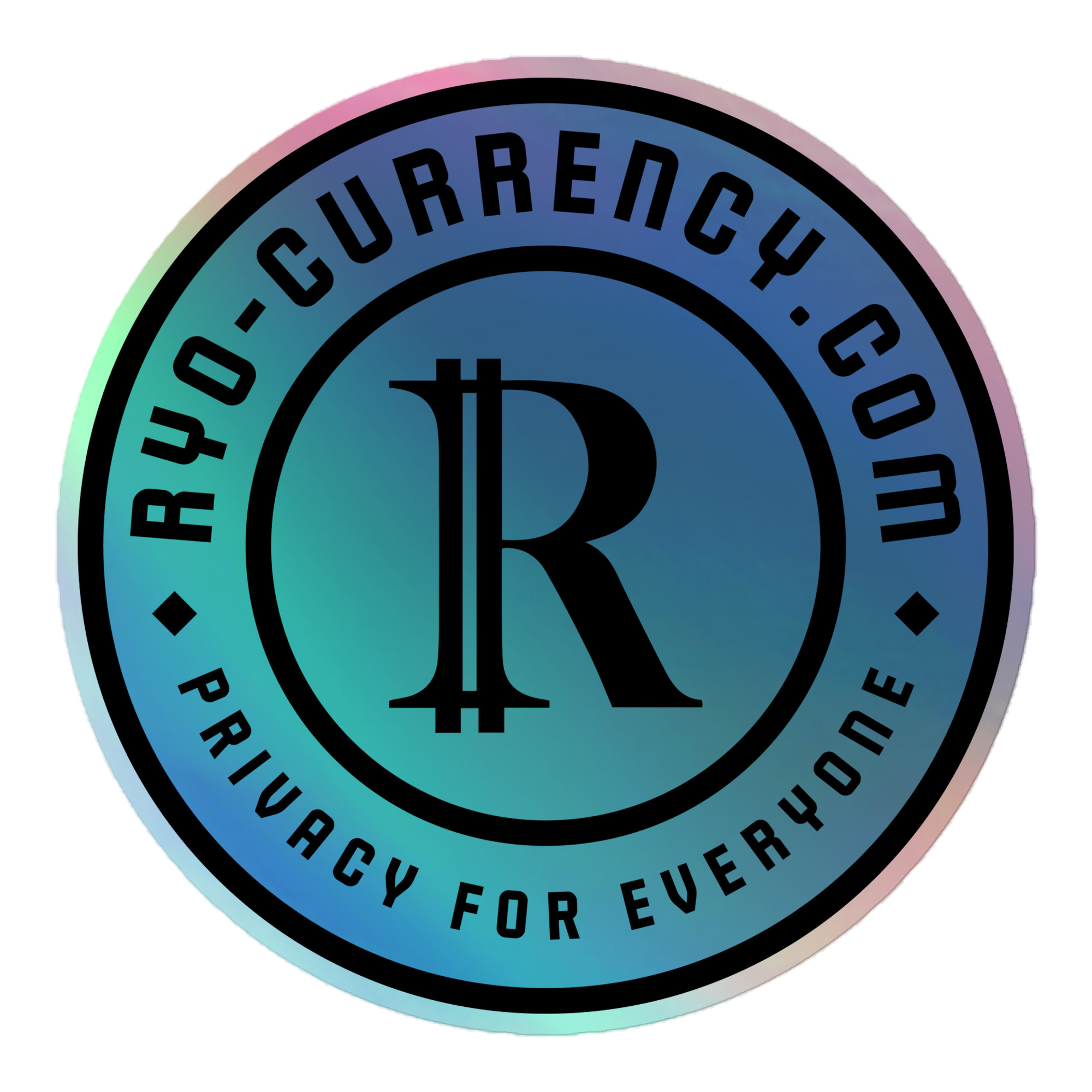 Ryo Currency Holographic Sticker
