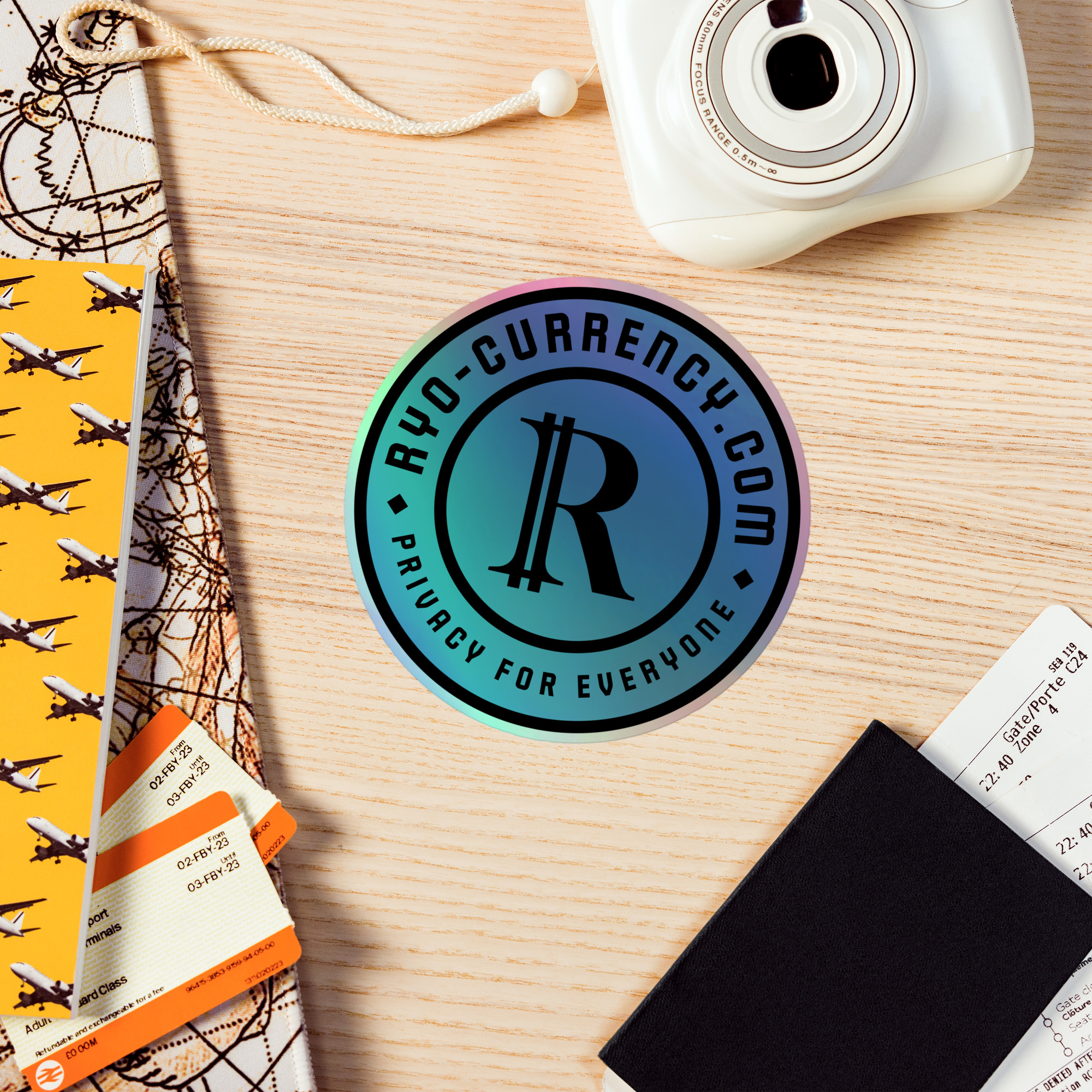 Ryo Currency Holographic Sticker - Image 2