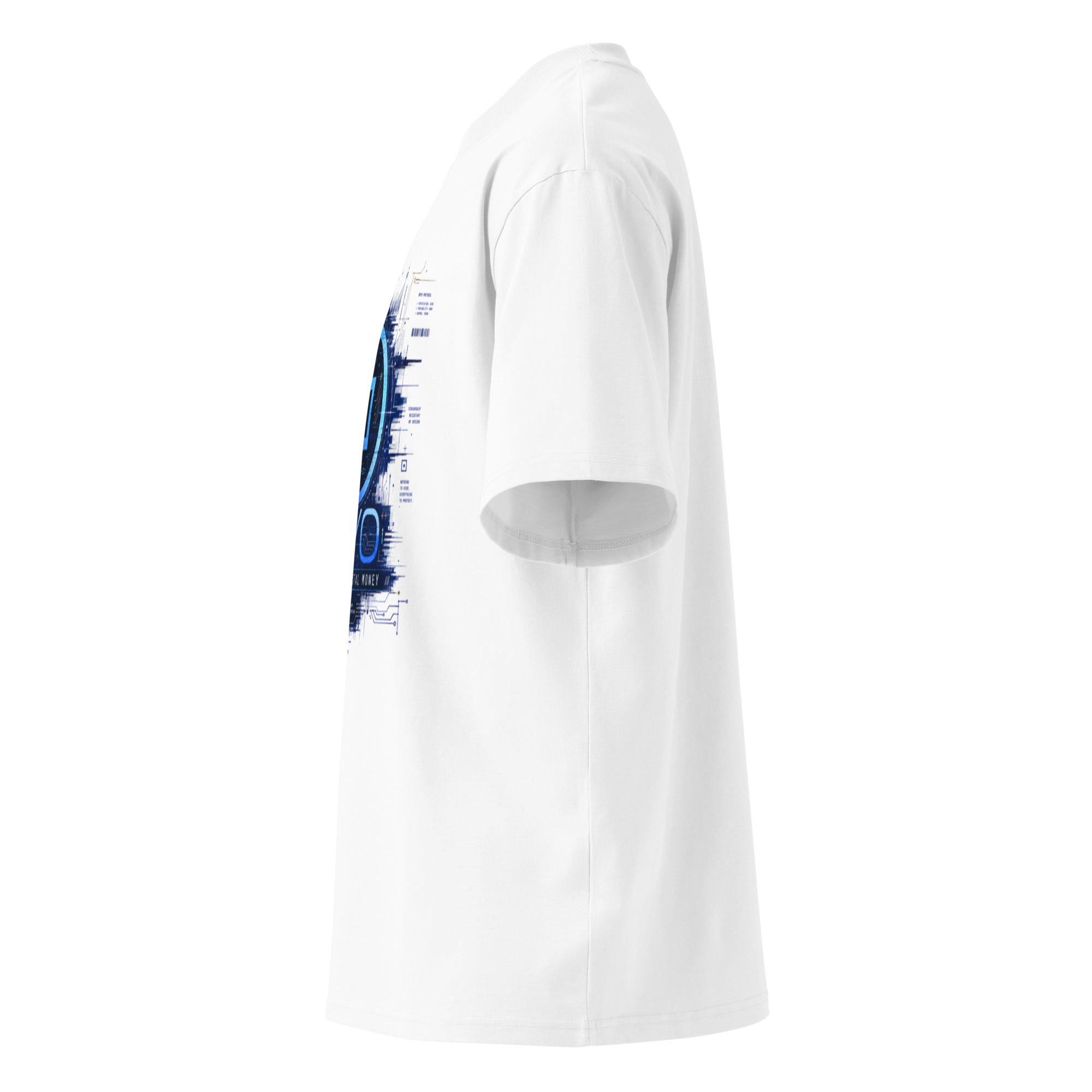 Ryo Cypherpunk Organic Oversized High Neck T-Shirt - Image 6