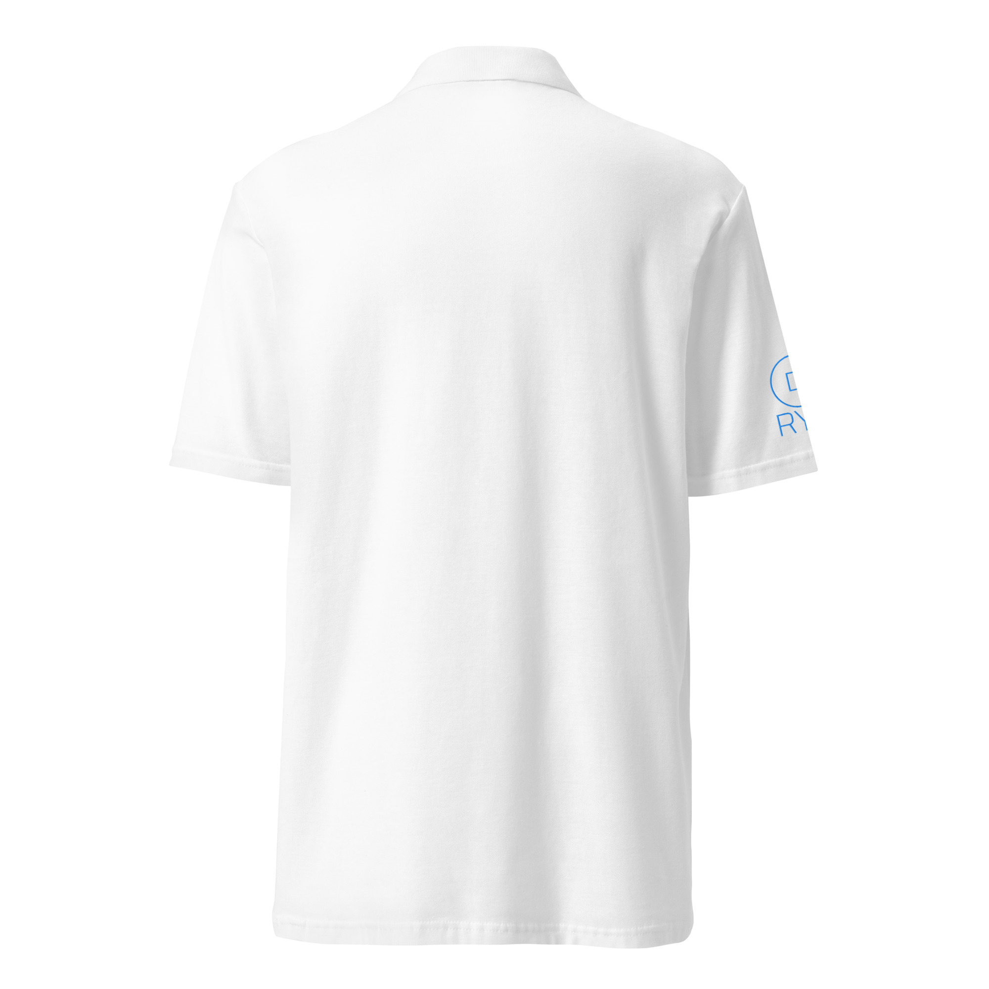Ryo Classic Embroidered Unisex Pique Polo Shirt - Image 2