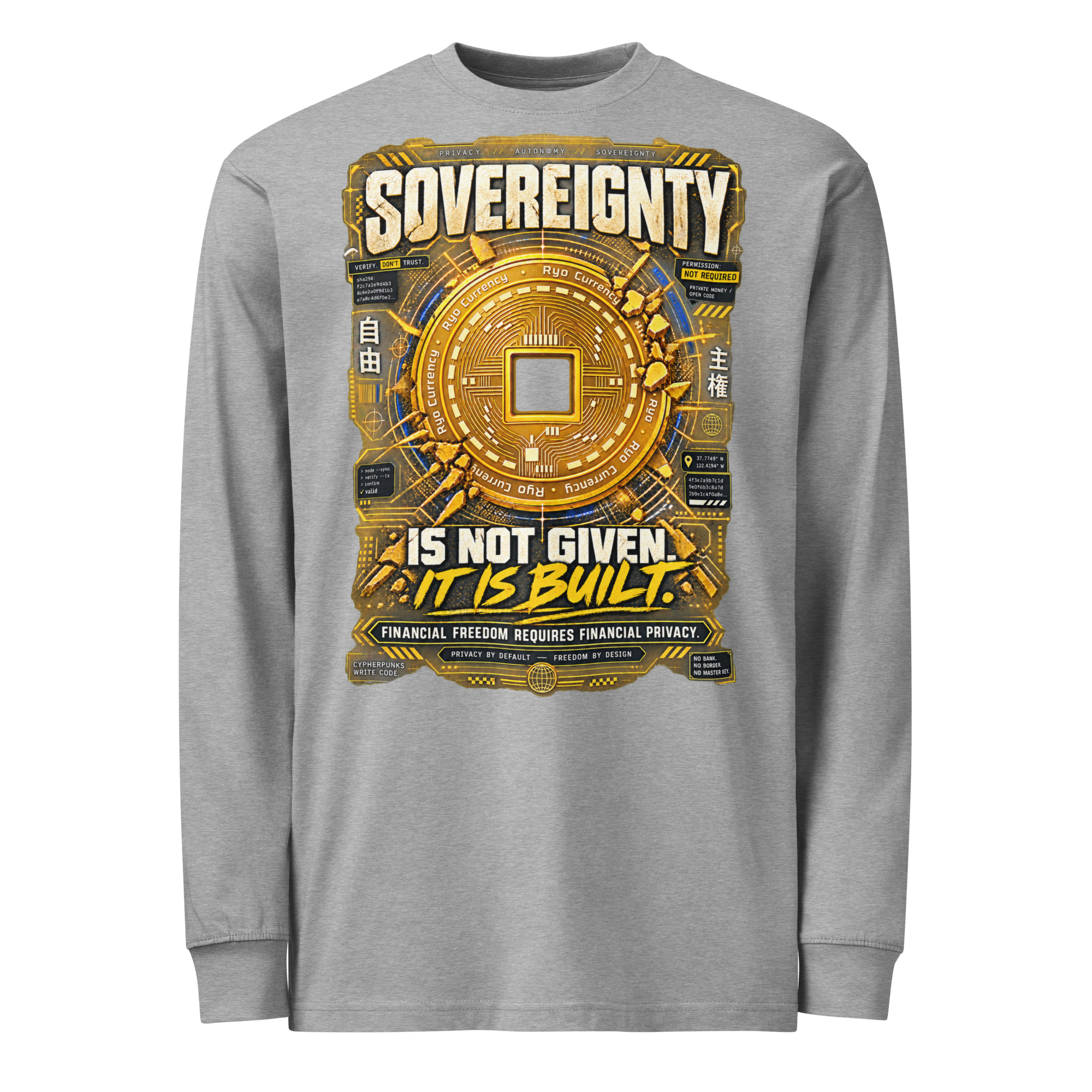 Ryo Sovereignty Heavyweight Long Sleeve T-Shirt - Image 2