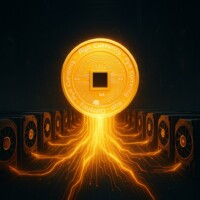 GPUs Fueling the Rise: RYO Getting Stronger While Markets Crash #RyoCurrency #GPUMining Dynamic digital artwork for Ryo Currency privacy coin: large central glowing golden Ryo coin being energized and charged by electrical currents from two symmetrical rows of computer GPUs positioned on either side, sparks and energy beams flowing toward the coin; symbolizes GPU mining power, unstoppable growth, privacy-focused strength, and community-driven innovation in cryptocurrencyThis set is locked in for your ryo.news gallery—pure mining dominance energy, perfect for attracting GPU miners, privacy HODLers, and visionaries searching "Ryo Currency GPU mining art", "RYO energized coin illustration", "privacy coin mining empire", or "Ryo vs market crash artwork".
